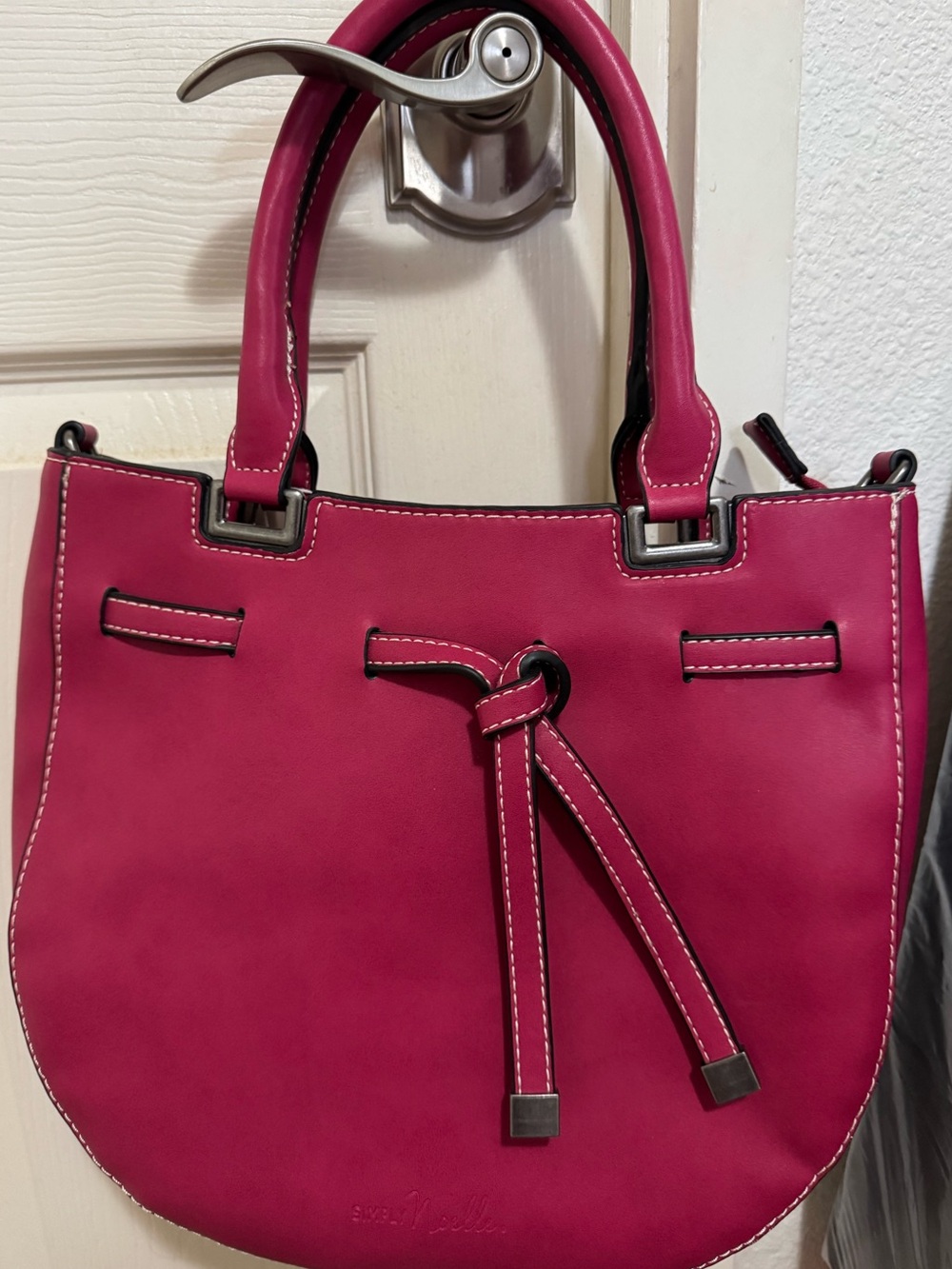 Women's Pink Top-Handle Tote Bag